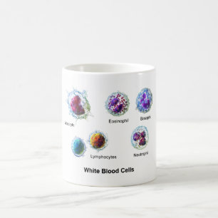 Mug Diagramme des leucocytes de globules blancs