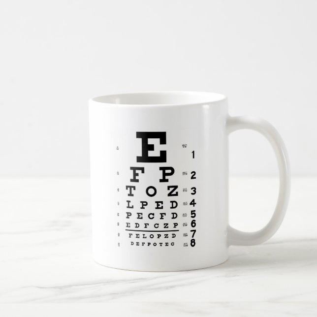 Mug Diagramme d'oeil (Droite)