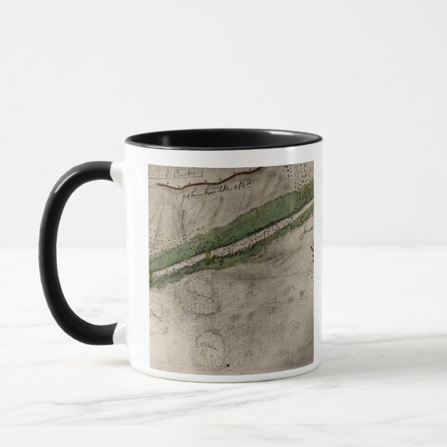 Mug Diagramme topographique du champ de bataille du (Gauche)