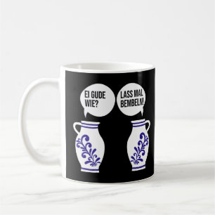 Mug Dialect Hessen Pommes Bembel Cider Jug Egg Gourd W