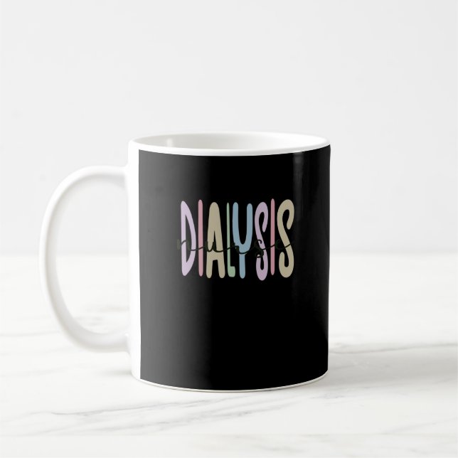 Mug Dialyse Infirmière Cadeaux Reins Dialyse Néphrolog (Gauche)