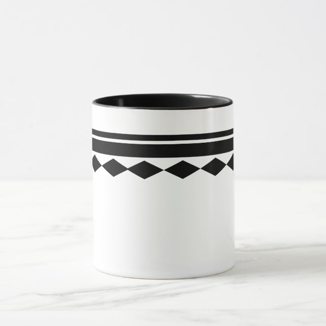 Mug Diamant Minimaliste Chic (Centre)