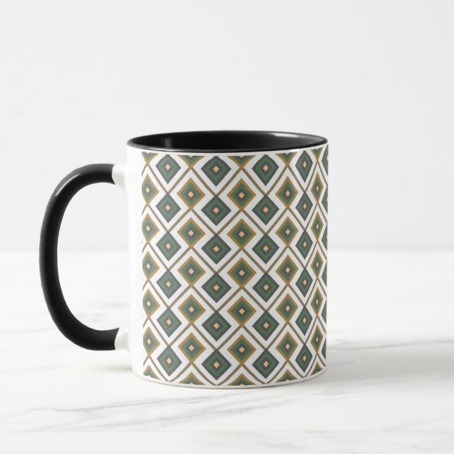 Mug Diamante en vert (Gauche)