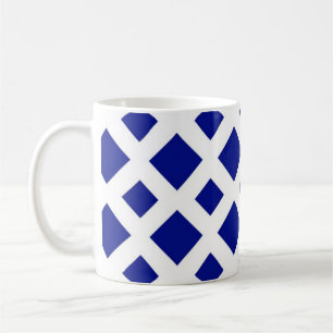 Mug Diamants de marine sur le blanc