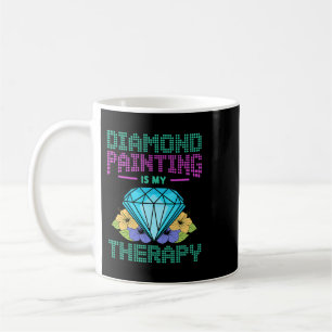 Mug Diamond Peinture Est Mon Thérapie Artwork Brosse P