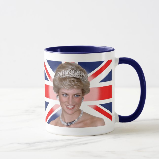Mug Diana Princesse Union Jack (Droite)