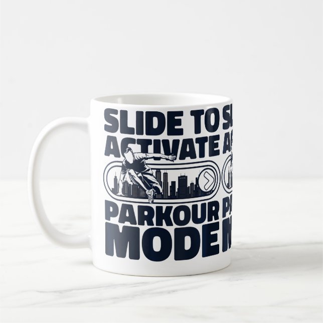 Mug Diapositive féminine pour activer le mode Parkour  (Gauche)
