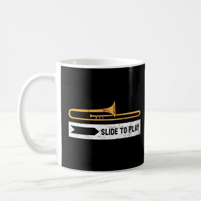 Mug Diapositive Pour Jouer Musicien D'Instruments De M (Gauche)