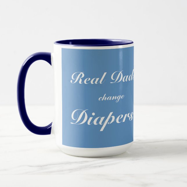 Mug Diapositives pour les changements de papas (Gauche)