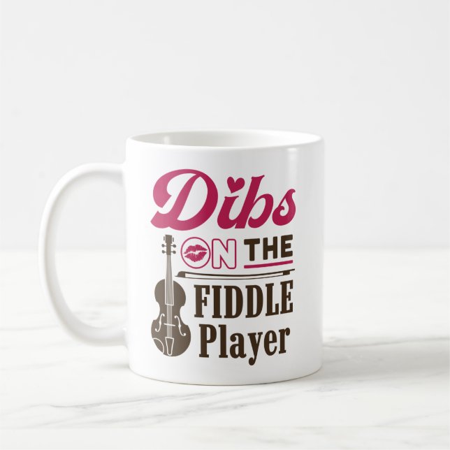 Mug Dibs sur le joueur Fiddle Fiddler Femme amie (Gauche)