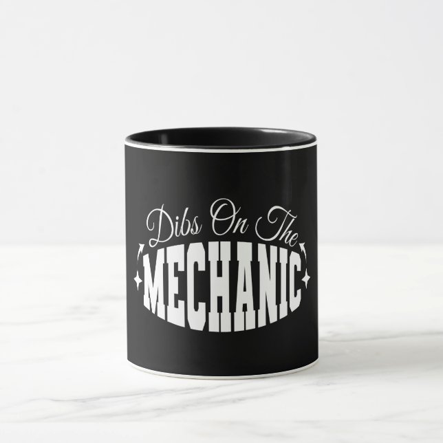 Mug Dibs Sur Le Réparateur Mécanique D'Entretien De Vo (Centre)