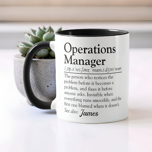Mug Dictionnaire drôle de définition pour le gestionna (Créateur téléchargé)