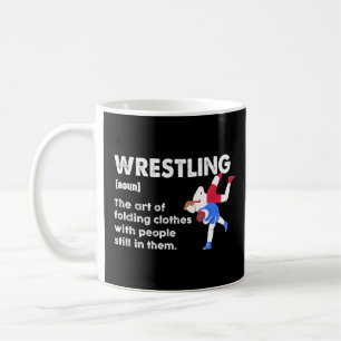Mug Dictionnaire drôle de la lutte Définition Lutteur