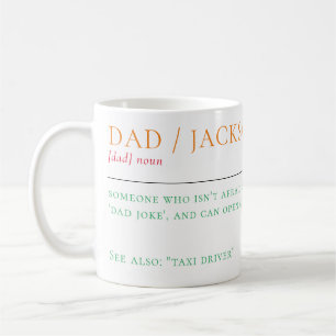 Mug Dictionnaire personnalisé pour papa Définition Fêt