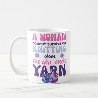 Mug Dicton de tricot avec fil dicton de tricot mignon
