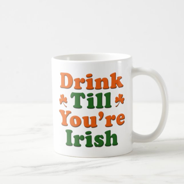 Mug Dicton irlandais de boisson (Droite)