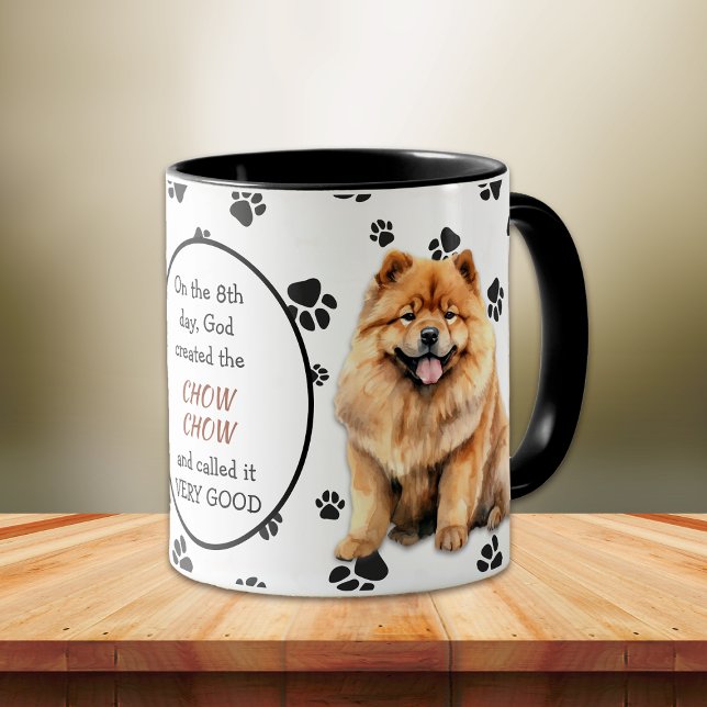 Mug Dieu a créé ChowChow Dog (Créateur téléchargé)