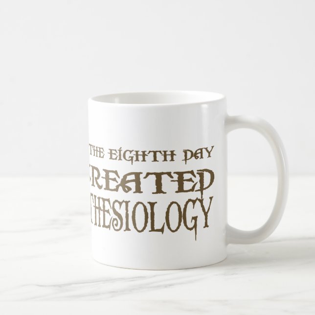 Mug Dieu a créé l'anesthésiologie (Droite)