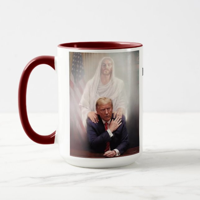 MUG DIEU A PROTÉGÉ LE PRÉSIDENT TRUMP POUR PROTÉGER L' (Gauche)