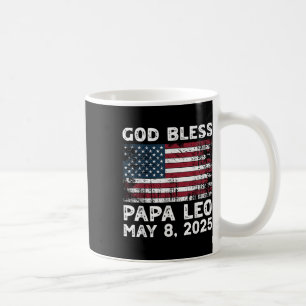 Mug Dieu Béni Papa Leo Nous Nouveau Pape Léo Pape Amér