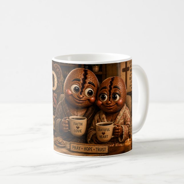 Mug Dieu bénisse cette maison (Devant droit)