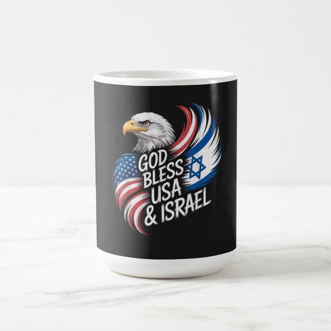 Mug Dieu bénisse Israël USA (Centre)