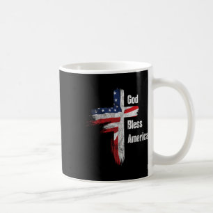 Mug Dieu bénisse l'Amérique 4 juillet chrétien patriot