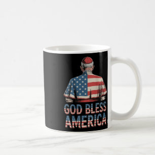 Mug Dieu bénisse l'Amérique, le pape Leo Xiv (à l'arri