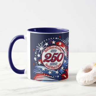 Mug Dieu bénisse l'Amérique Terre que j'aime Graphique