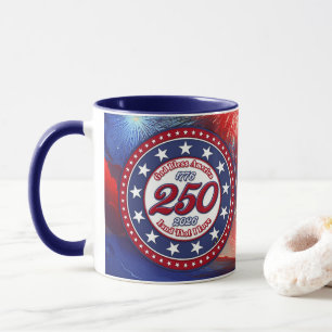 Mug Dieu bénisse l'Amérique Terre que j'aime Graphique
