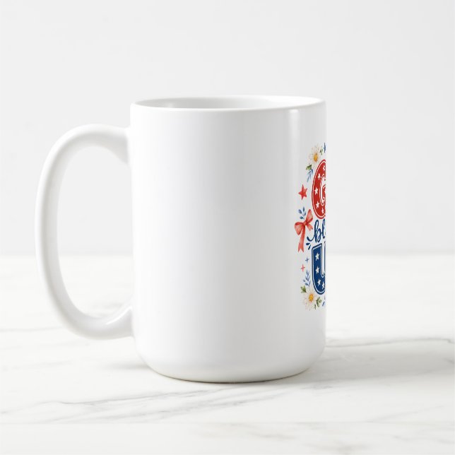 Mug Dieu bénisse les États-Unis (Gauche)