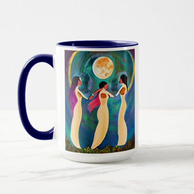 Mug Dieu bénisse tout sous la lune (Gauche)