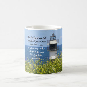 Mug Dieu de 15h13 de Romains d'espoir, phare