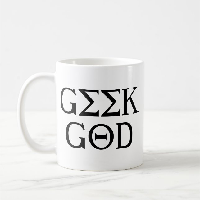 Mug Dieu de geek (Gauche)