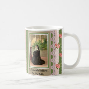 Mug Dieu de St Bernadette Lourdes vous bénissent tass