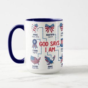 Mug Dieu dit que je suis son enfant