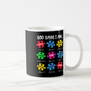 Mug Dieu dit Versets bibliques sur moi Chrétien Sensib