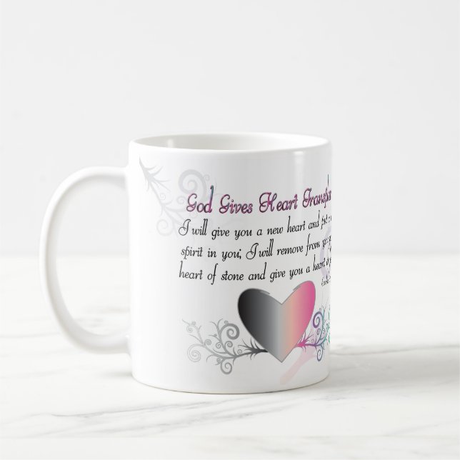 Mug Dieu donne des transplantations cardiaques (Gauche)