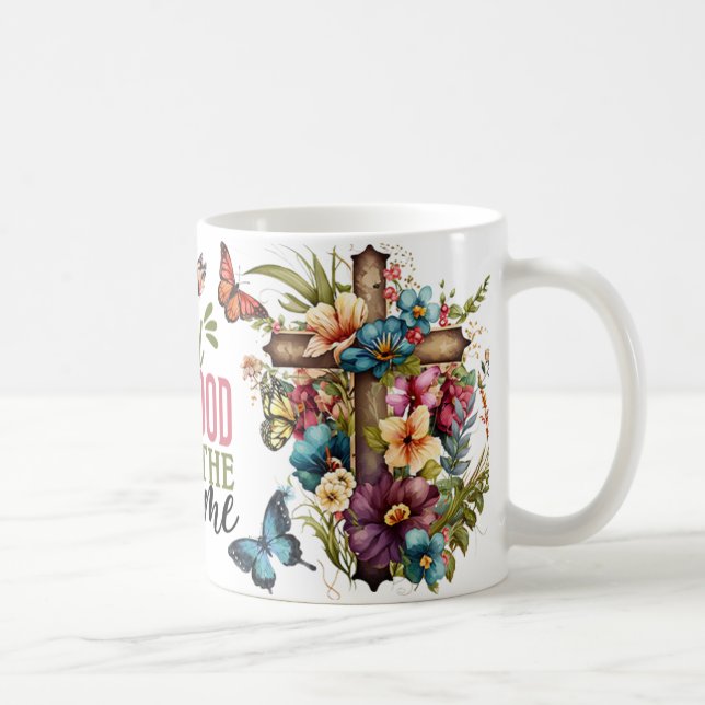 Mug Dieu est bon tout le temps - inspiré par la foi (Droite)