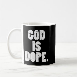 Mug Dieu est Dope Jésus Christ Religieux Christian Cat