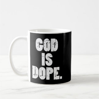 Mug Dieu est Dope Jésus Christ Religieux Christian Cat