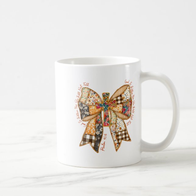 Mug Dieu Est En Elle Elle Ne Tombera Pas, Jésus, Chris (Droite)