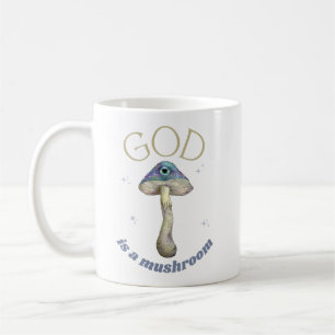 Mug Dieu est un Champignons de style vintage