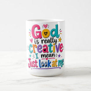 Mug Dieu est vraiment créatif, je veux dire, regardez-