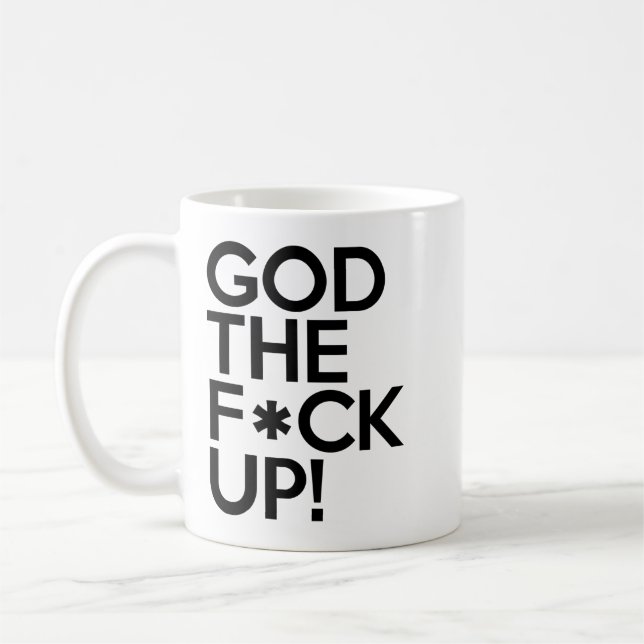 Mug DIEU LE F-up - Odyssée de l'Ascension - 2 (Gauche)