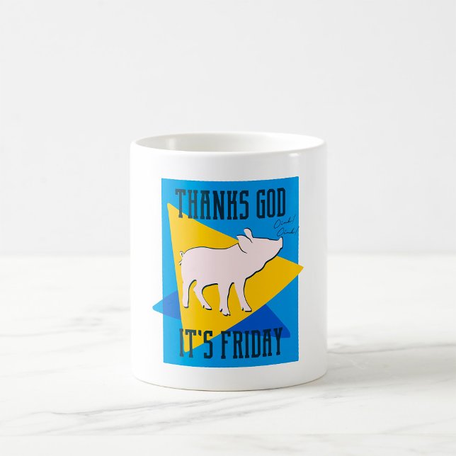 Mug Dieu merci c'est vendredi (Créateur téléchargé)