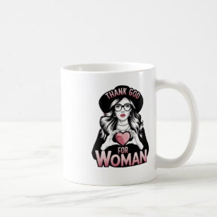 Mug Dieu Merci Pour La Femme ! Autocollant