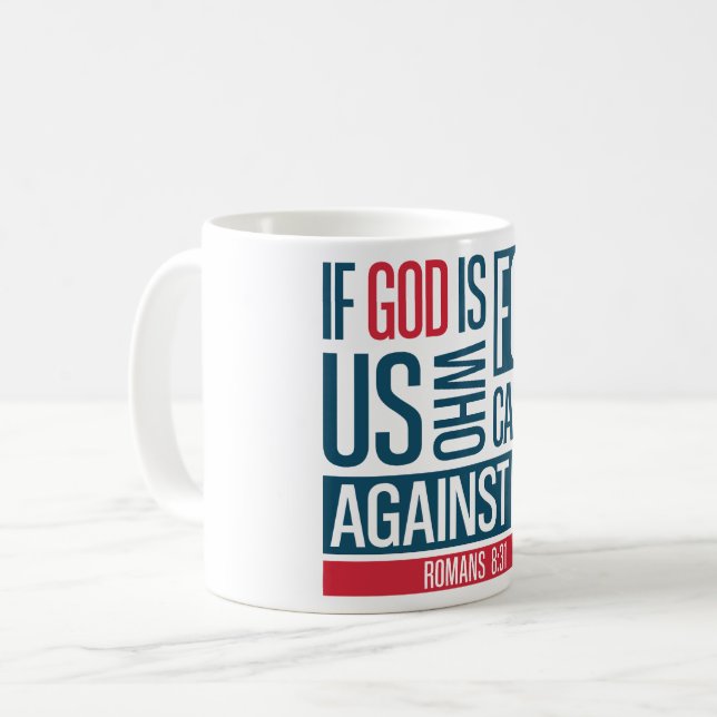 Mug Dieu pour nous (Devant gauche)