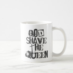 Mug Dieu raser la reine