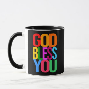 Mug DIEU VOUS BÉNÉFICIE de couleurs positives